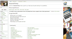 Desktop Screenshot of immortalpoetry.com